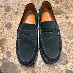 Tod’s Mens Black Suede Loafers